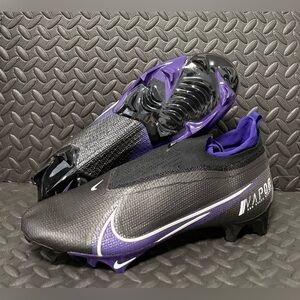 Nike‎ Vapor Edge 360 Elite Flyknit Black Football Cleats Mens Size 16
